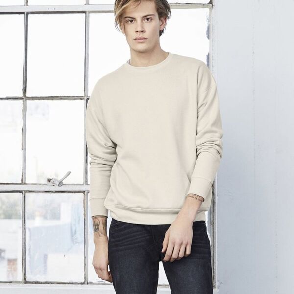Sponge Fleece Drop Shoulder Crewneck Sweatshirt Thumbnail